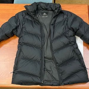 black backcountry puffer jacket.